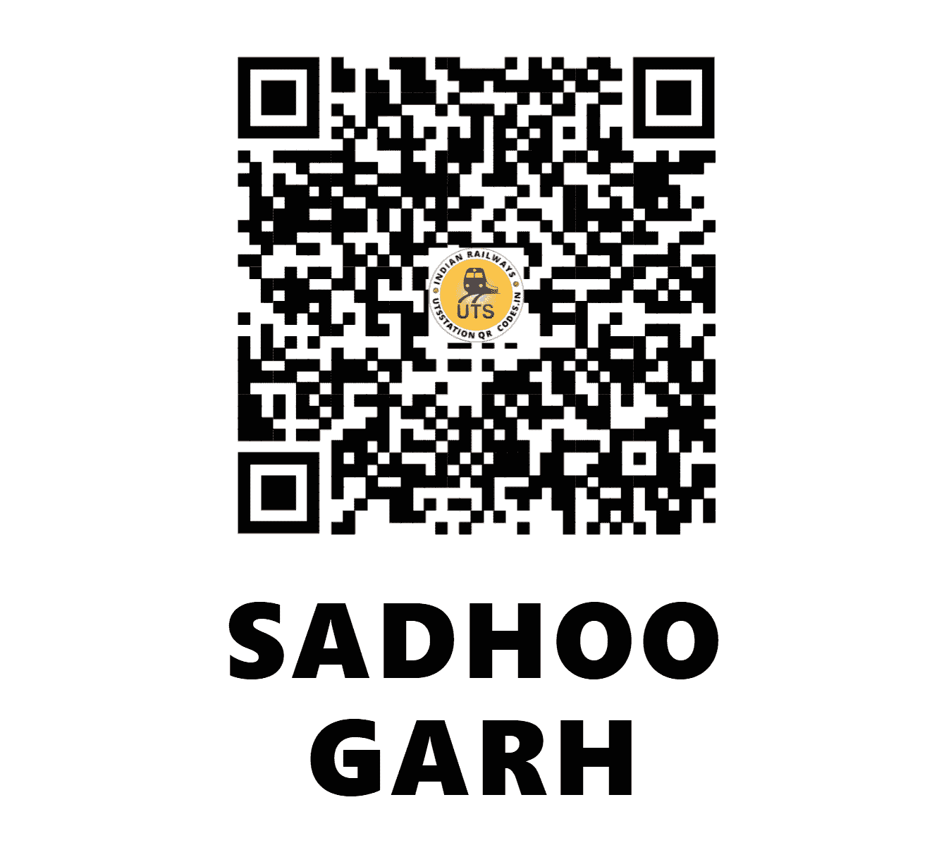 UTS QR Code for SADHOO GARH - SDY - NR (PUNJAB)