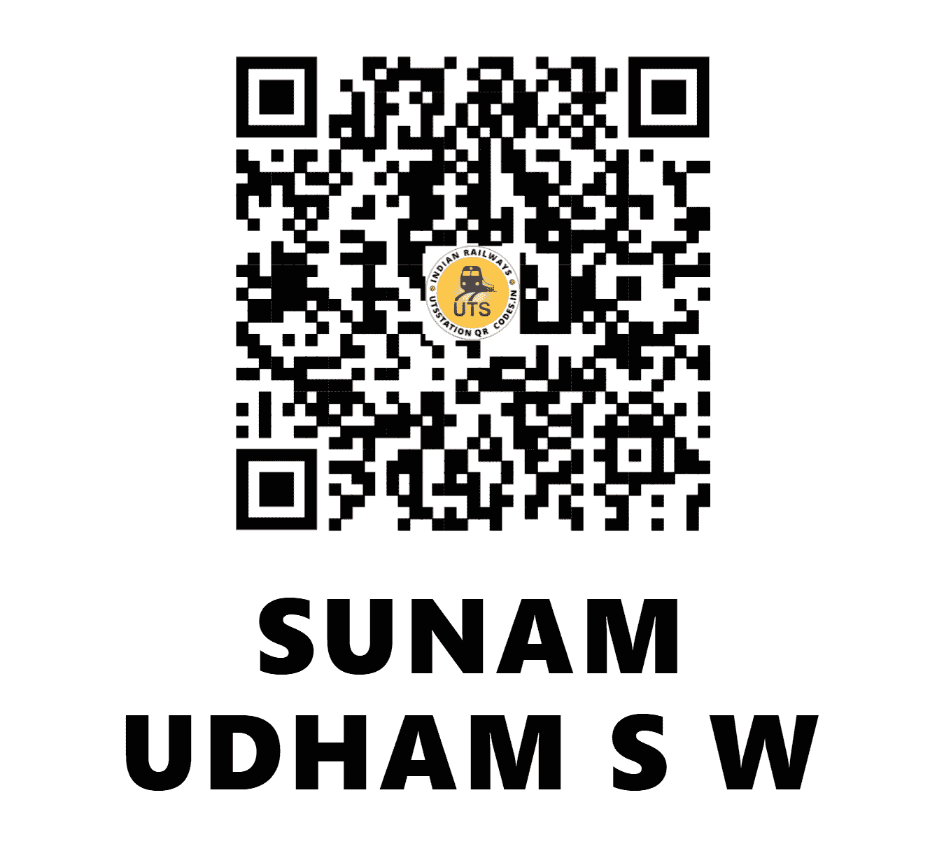 UTS QR Code for SUNAM UDHAM S W - SFMU - NR (PUNJAB)