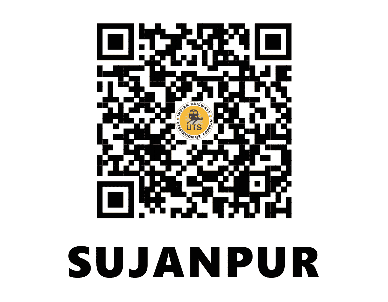 UTS QR Code for SUJANPUR - SJNP - NR (PUNJAB)