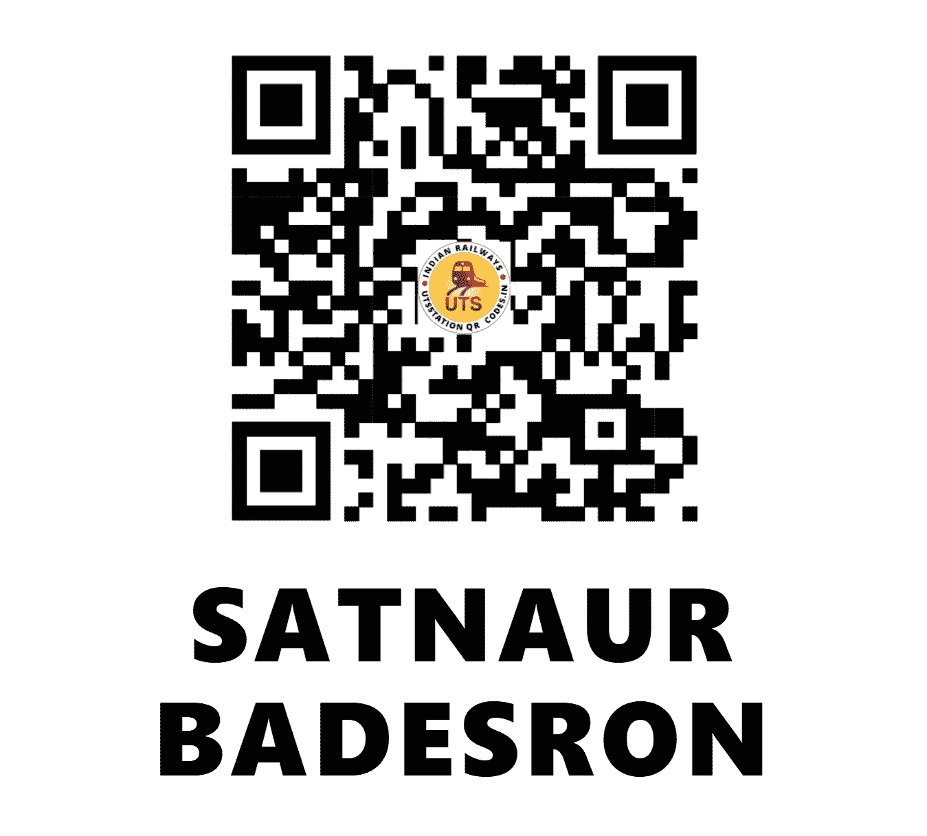 UTS QR Code for SATNAUR BADESRON - SNB - NR (PUNJAB)