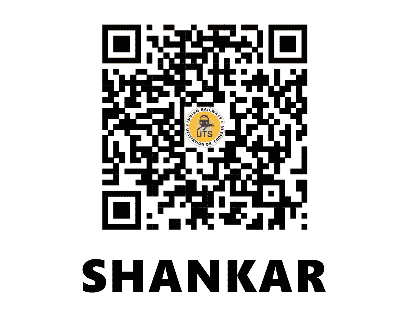 UTS QR Code for SHANKAR - SQK - NR (PUNJAB)