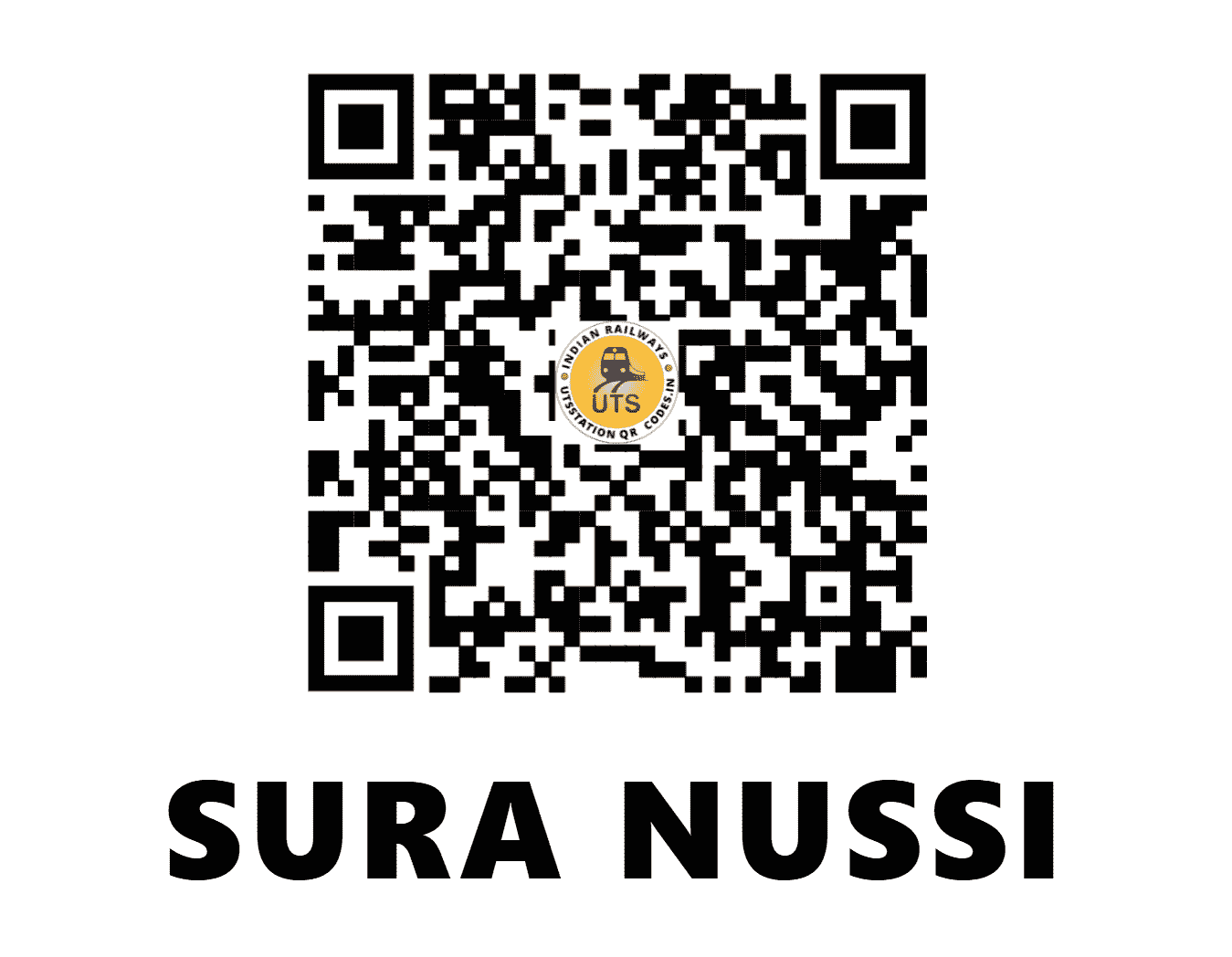 UTS QR Code for SURA NUSSI - SRX - NR (PUNJAB)