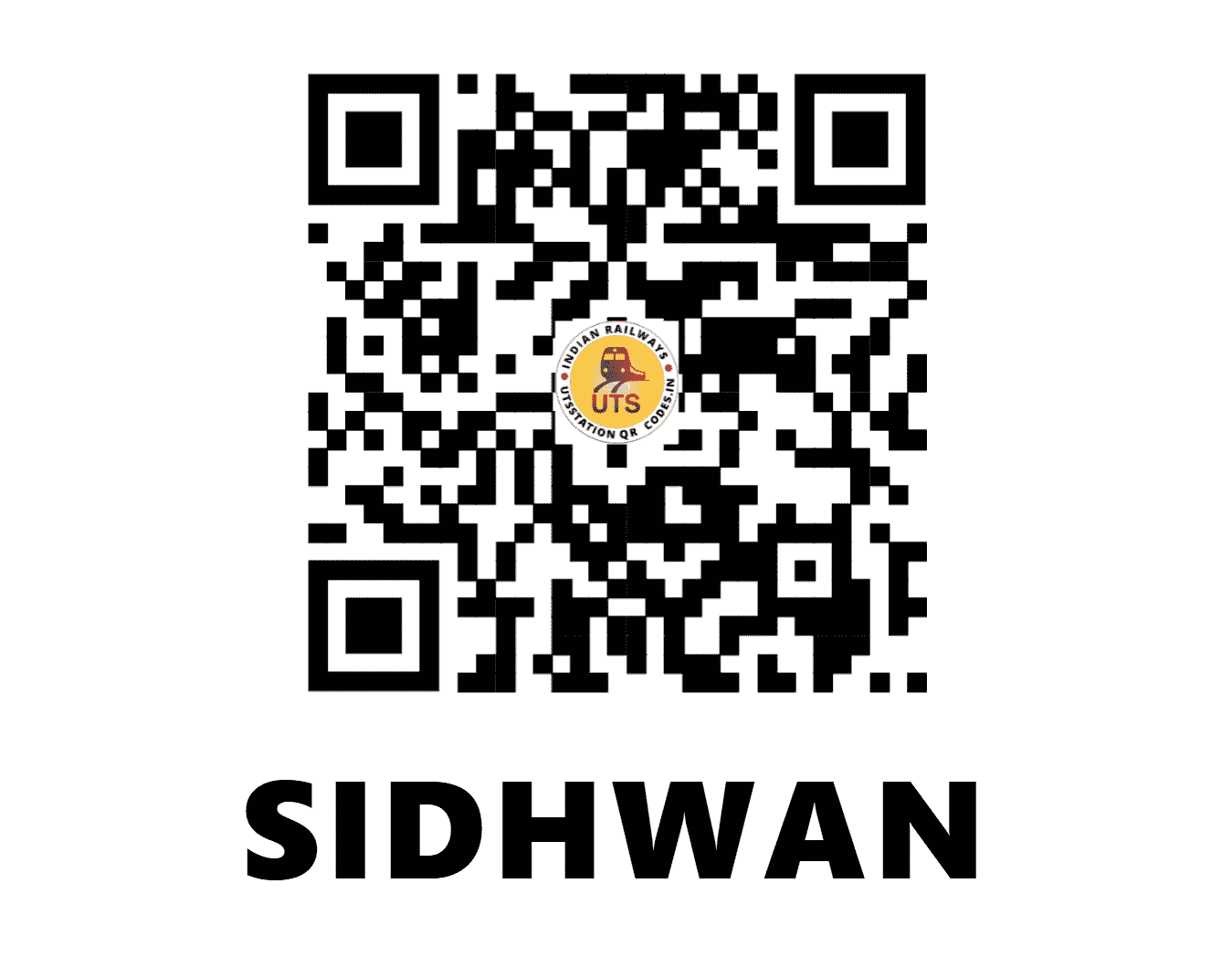 UTS QR Code for SIDHWAN - SWG - NR (PUNJAB)