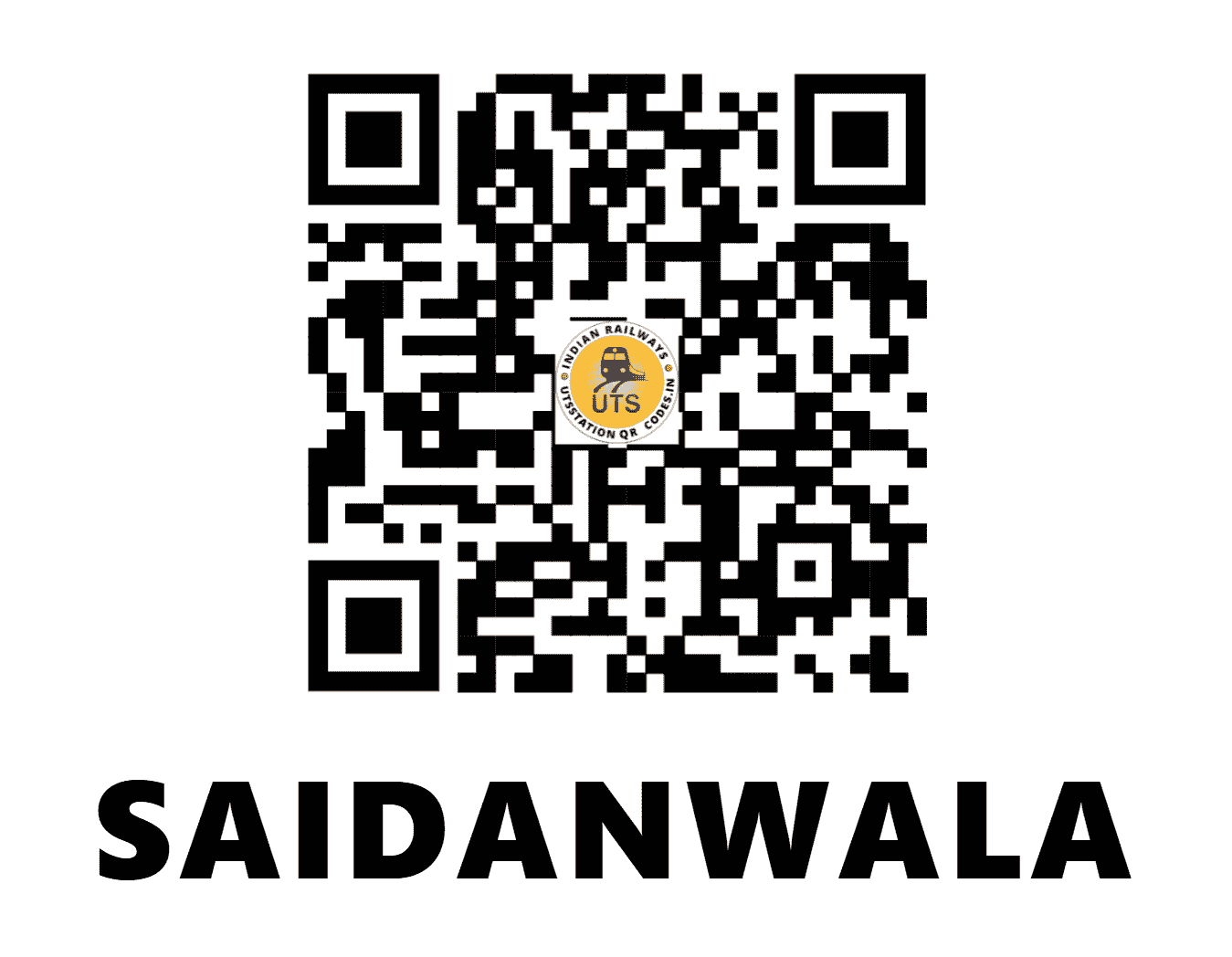 UTS QR Code for SAIDANWALA - SWX - NR (PUNJAB)