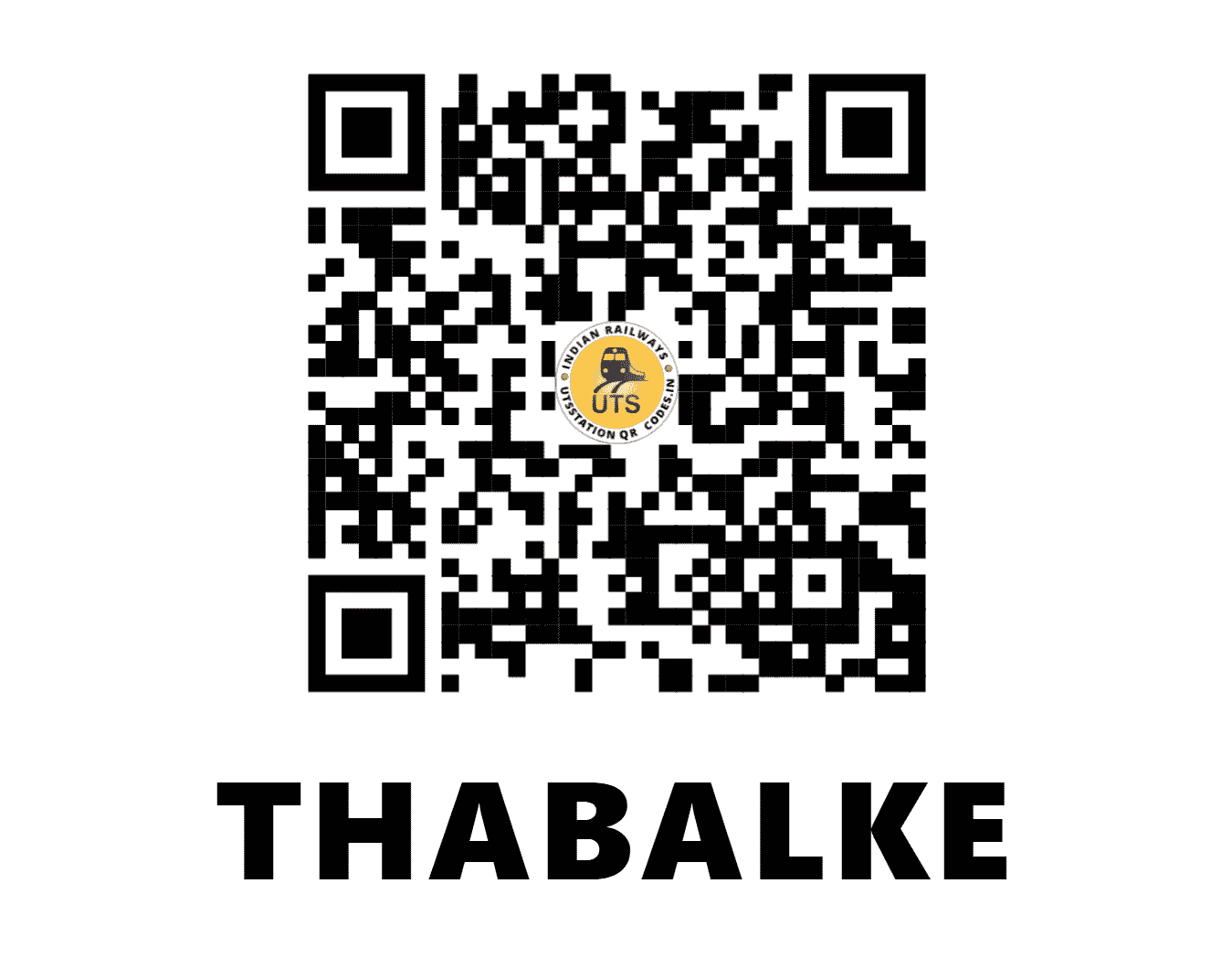 UTS QR Code for THABALKE - TYK - NR (PUNJAB)