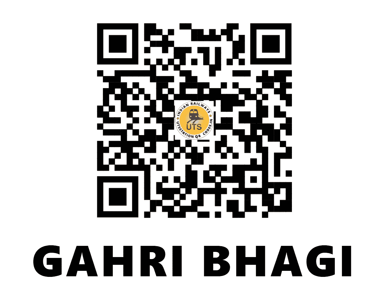 UTS QR Code for GAHRI BHAGI - GHB - NW (PUNJAB)