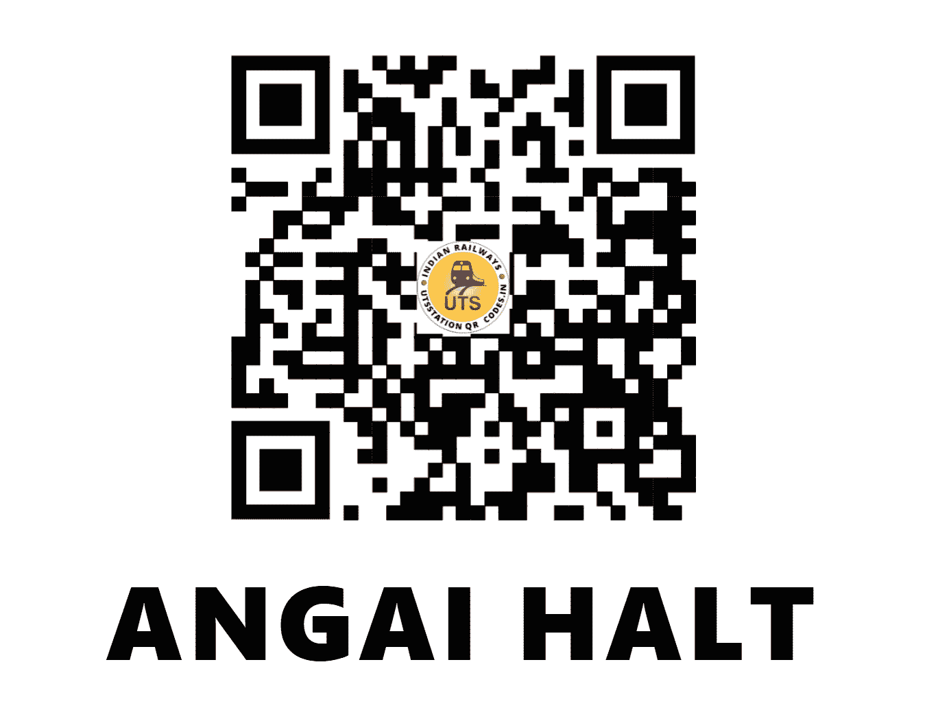 UTS QR Code for ANGAI HALT - AGE - NC (RAJASTHAN)