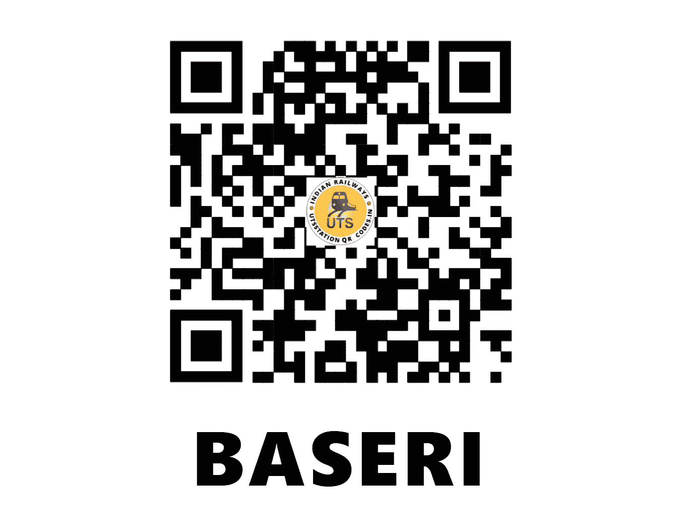 UTS QR Code for BASERI - BED - NC (RAJASTHAN)