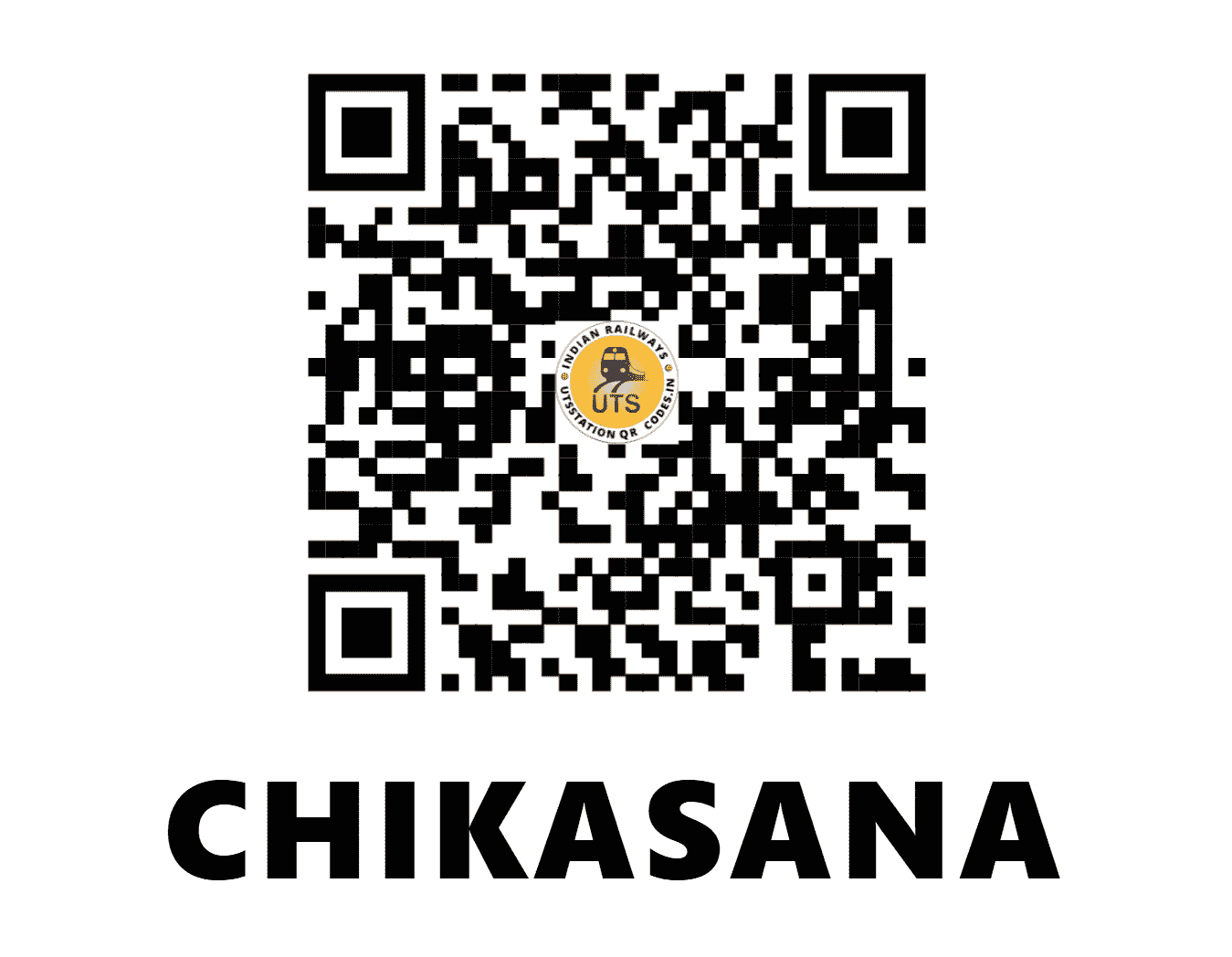 UTS QR Code for CHIKASANA - CIK - NC (RAJASTHAN)