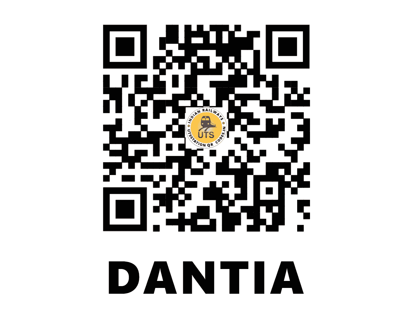 UTS QR Code for DANTIA - DTF - NC (RAJASTHAN)