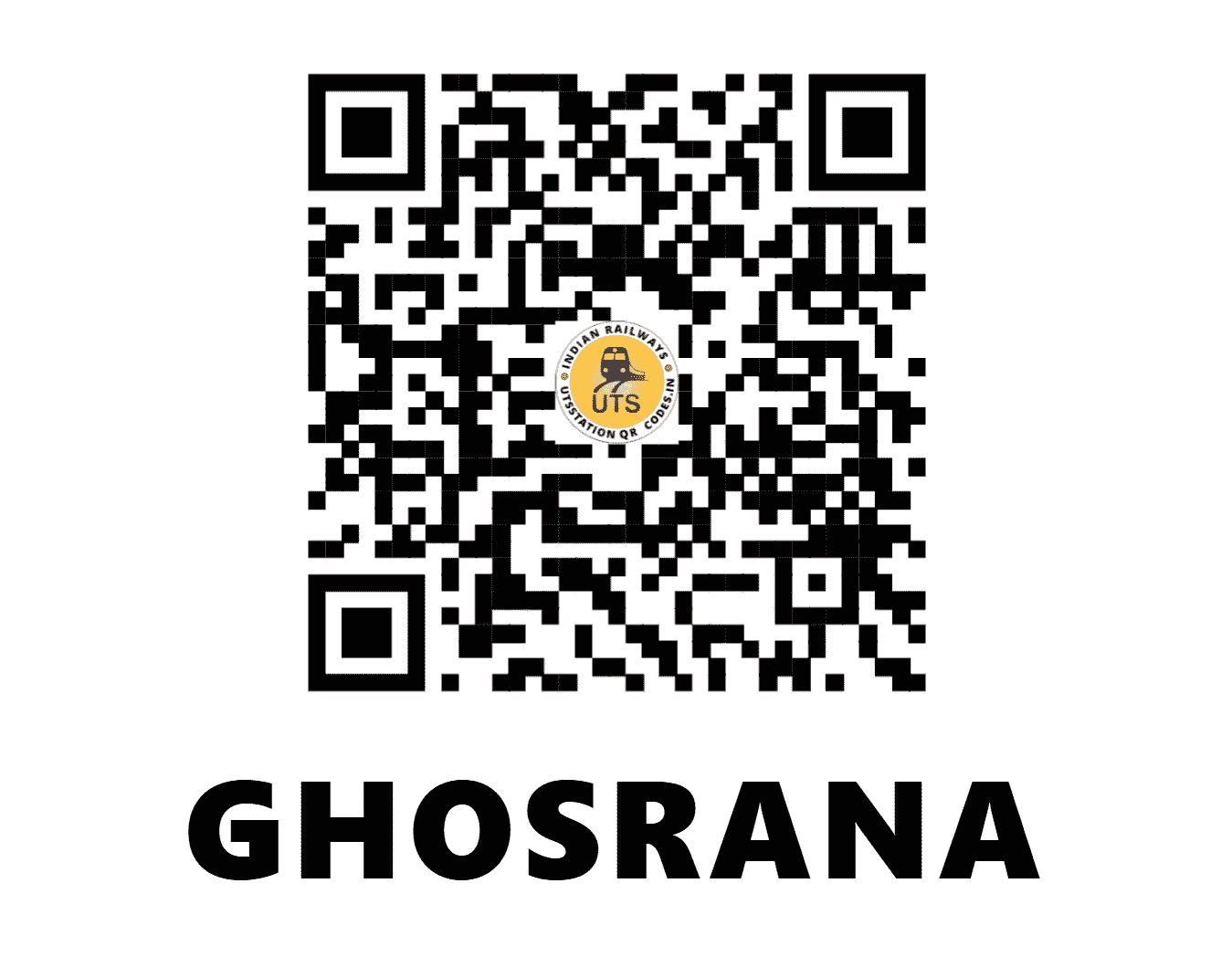 UTS QR Code for GHOSRANA - GOS - NC (RAJASTHAN)