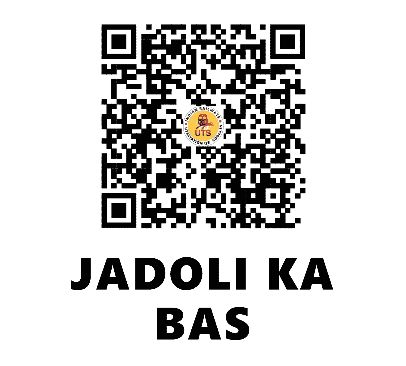 UTS QR Code for JADOLI KA BAS - JBS - NC (RAJASTHAN)