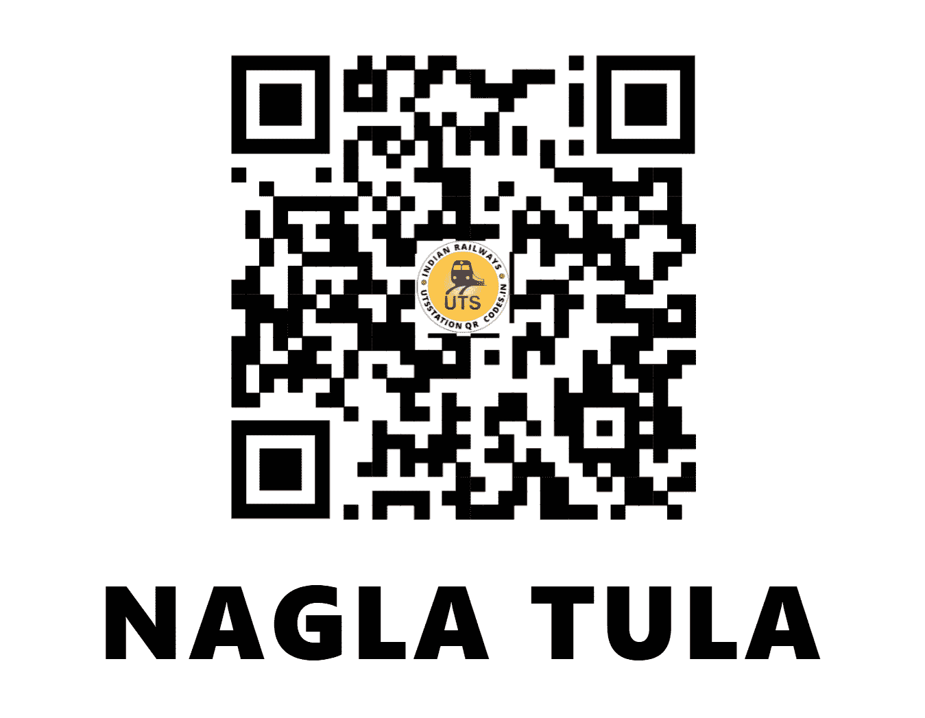 UTS QR Code for NAGLA TULA - NGLT - NC (RAJASTHAN)