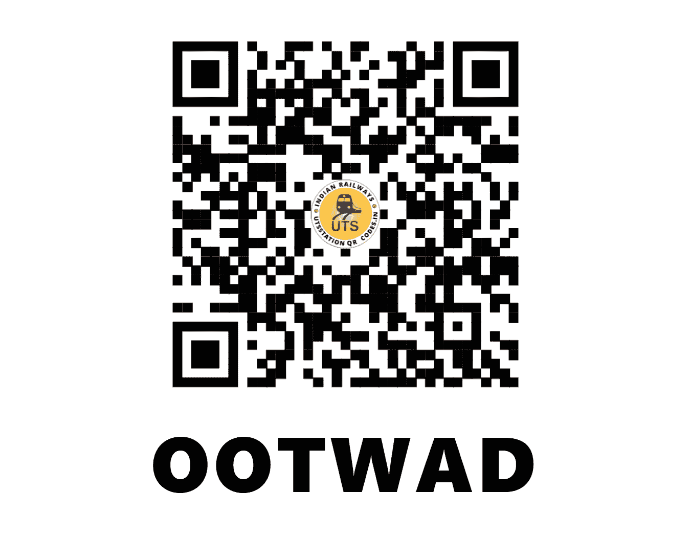 UTS QR Code for OOTWAD - OTD - NC (RAJASTHAN)