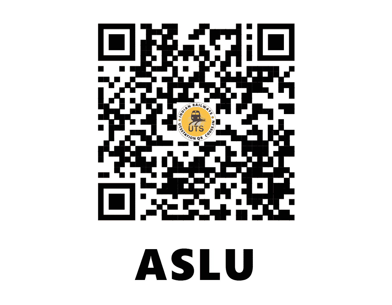 UTS QR Code for ASLU - ASLU - NW (RAJASTHAN)