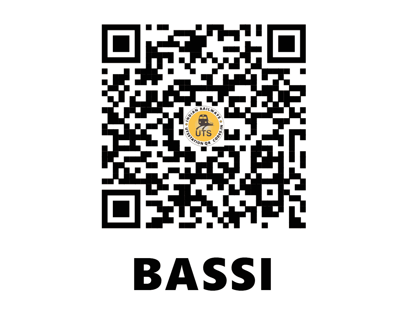 UTS QR Code for BASSI - BAI - NW (RAJASTHAN)