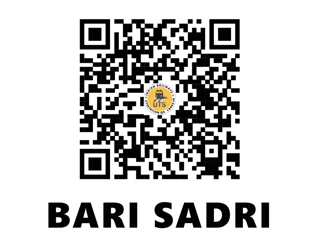 UTS QR Code for BARI SADRI - BI - NW (RAJASTHAN)