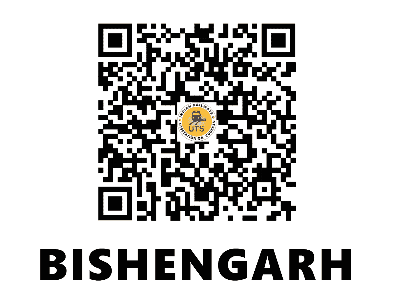UTS QR Code for BISHENGARH - BISH - NW (RAJASTHAN)