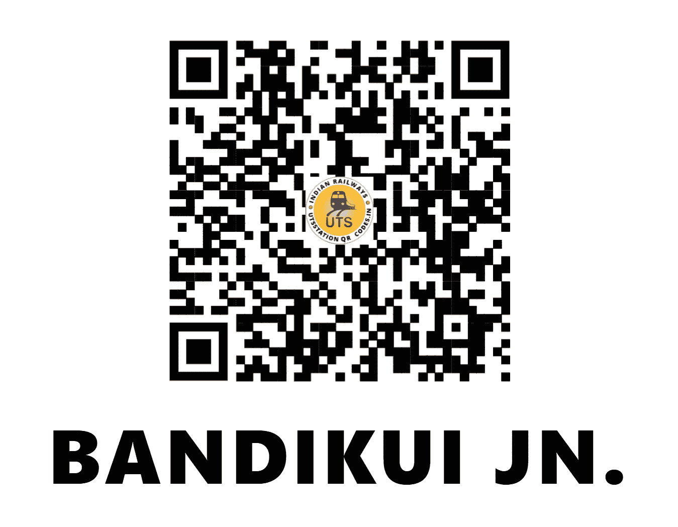 UTS QR Code for BANDIKUI JN. - BKI - NW (RAJASTHAN)