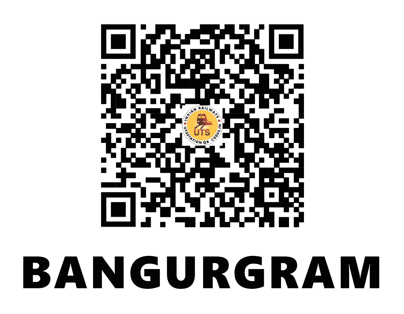 UTS QR Code for BANGURGRAM - BNGM - NW (RAJASTHAN)