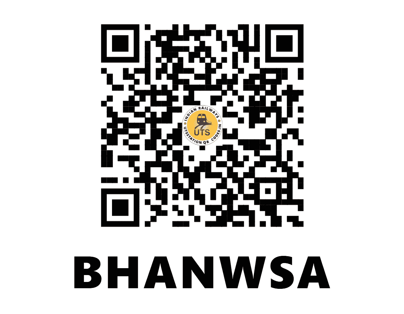 UTS QR Code for BHANWSA - BNWS - NW (RAJASTHAN)