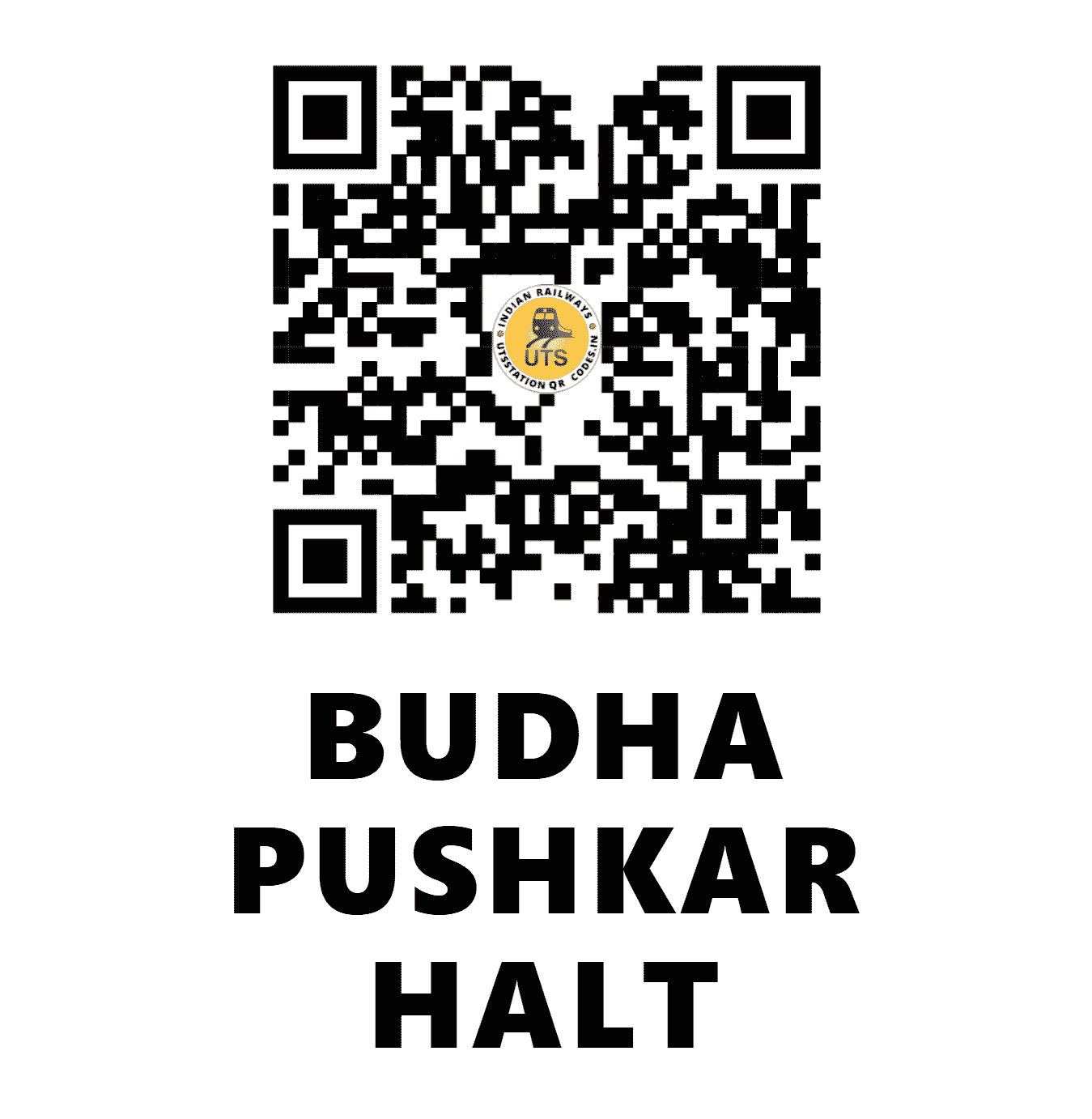 UTS QR Code for BUDHA PUSHKAR HALT - BPKH - NW (RAJASTHAN)