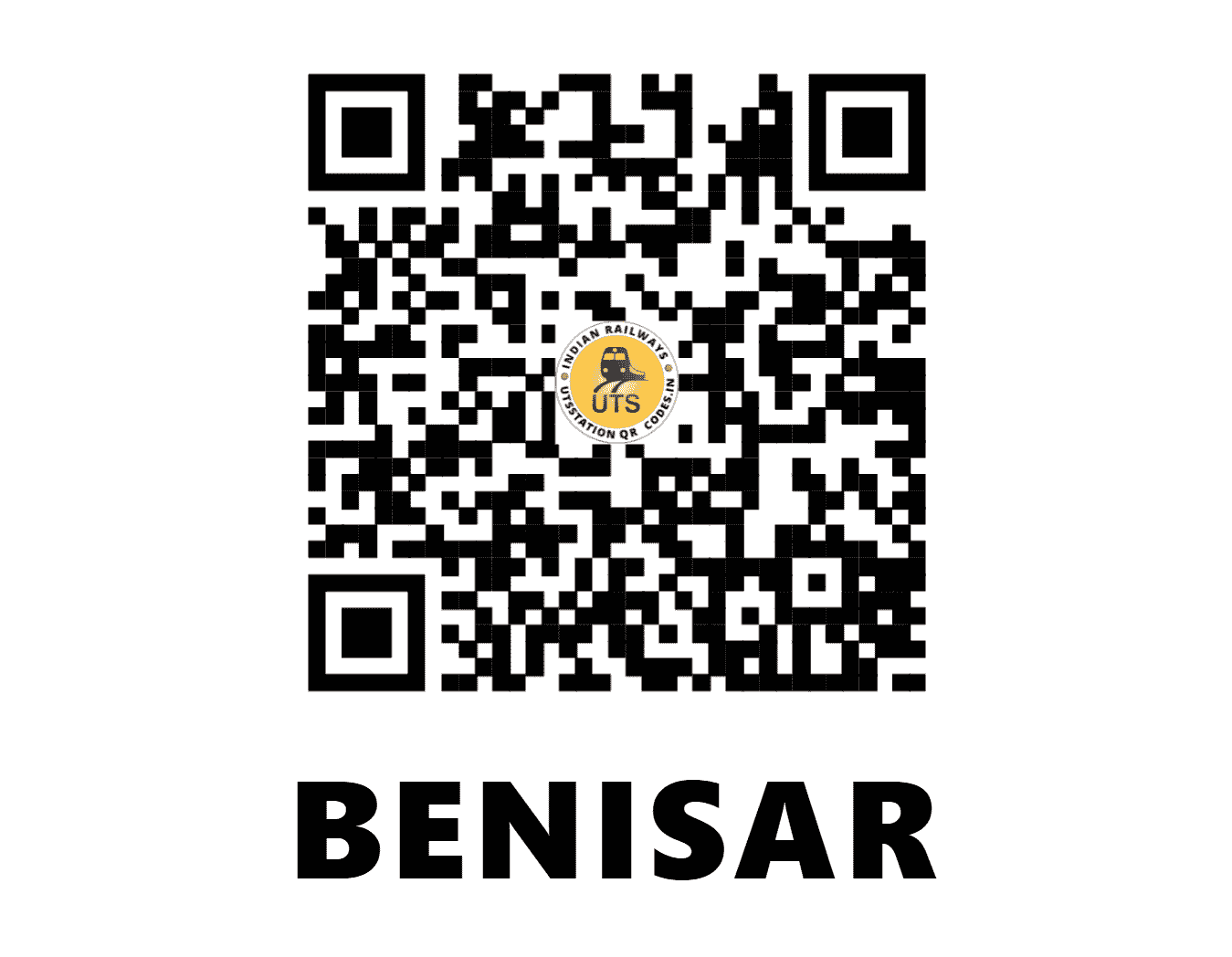 UTS QR Code for BENISAR - BS - NW (RAJASTHAN)