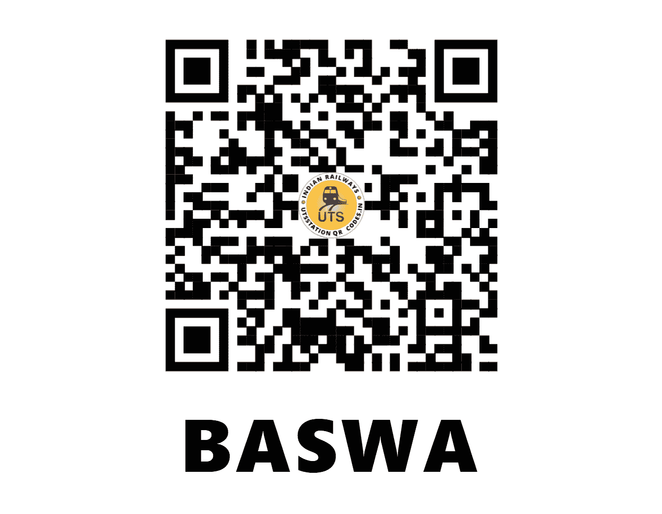 UTS QR Code for BASWA - BU - NW (RAJASTHAN)