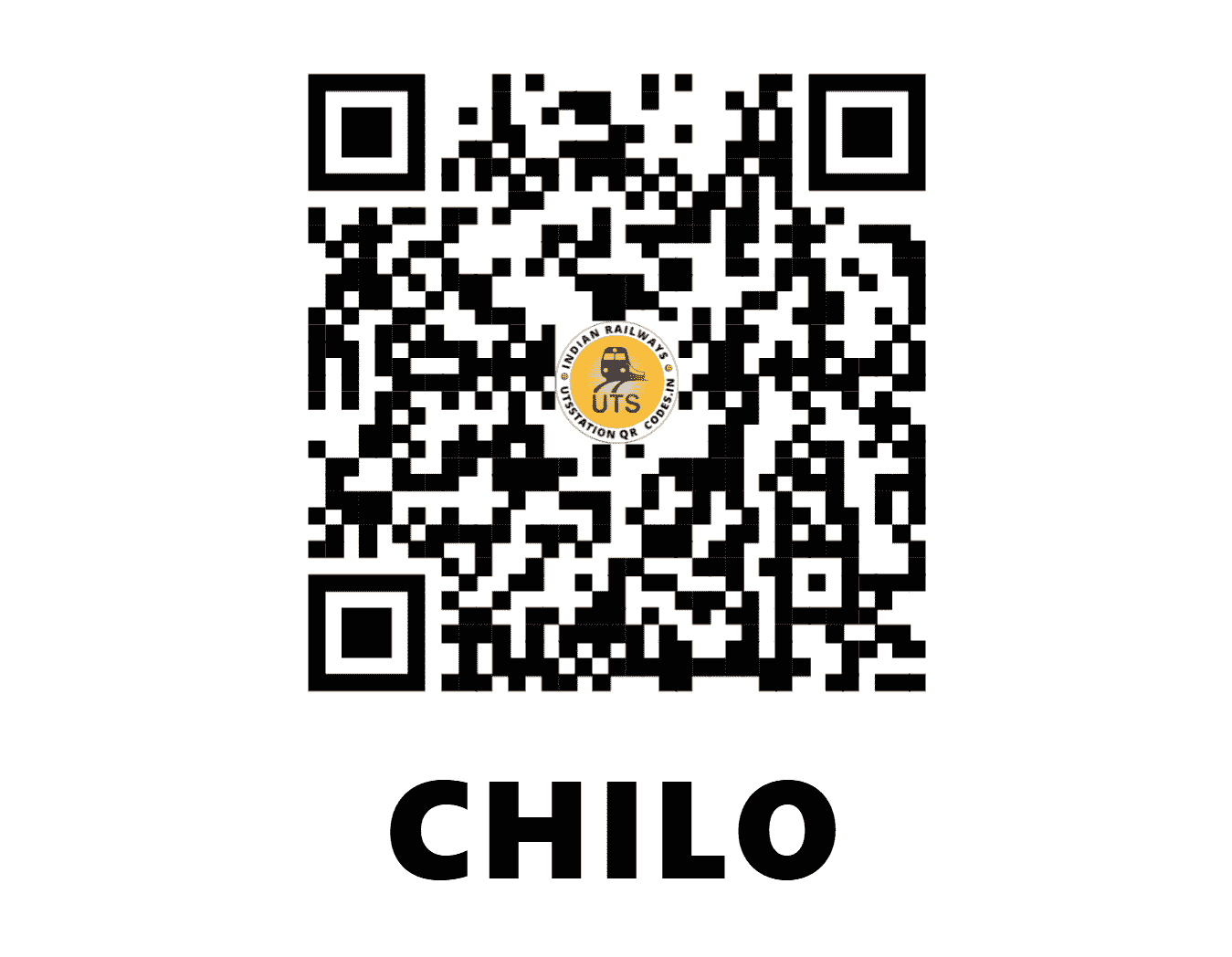 UTS QR Code for CHILO - CLO - NW (RAJASTHAN)