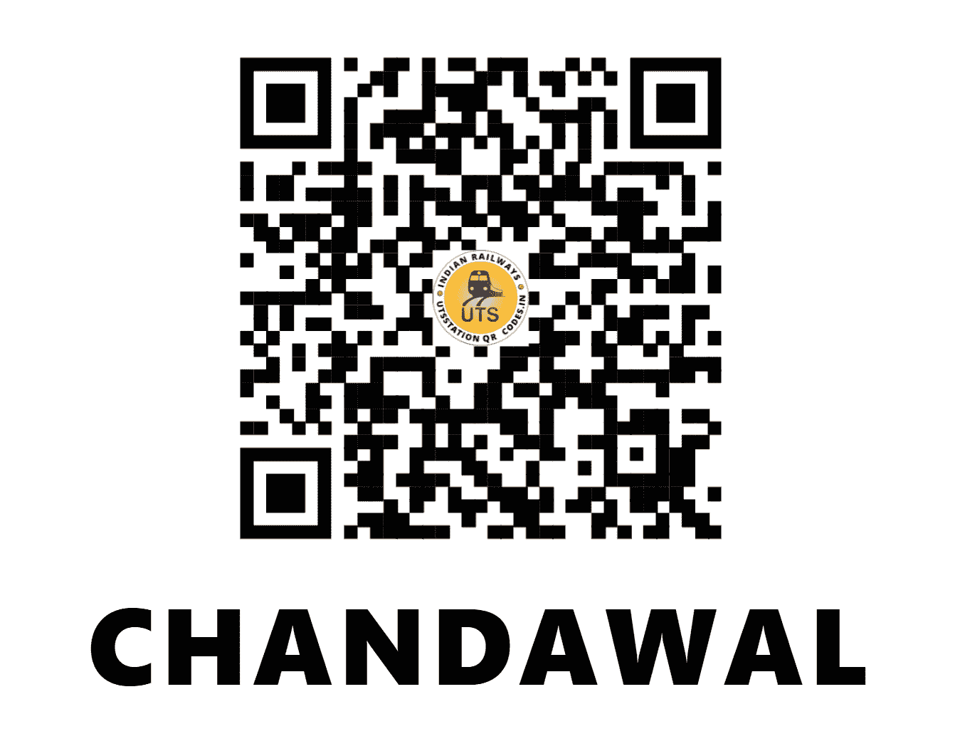 UTS QR Code for CHANDAWAL - CNL - NW (RAJASTHAN)
