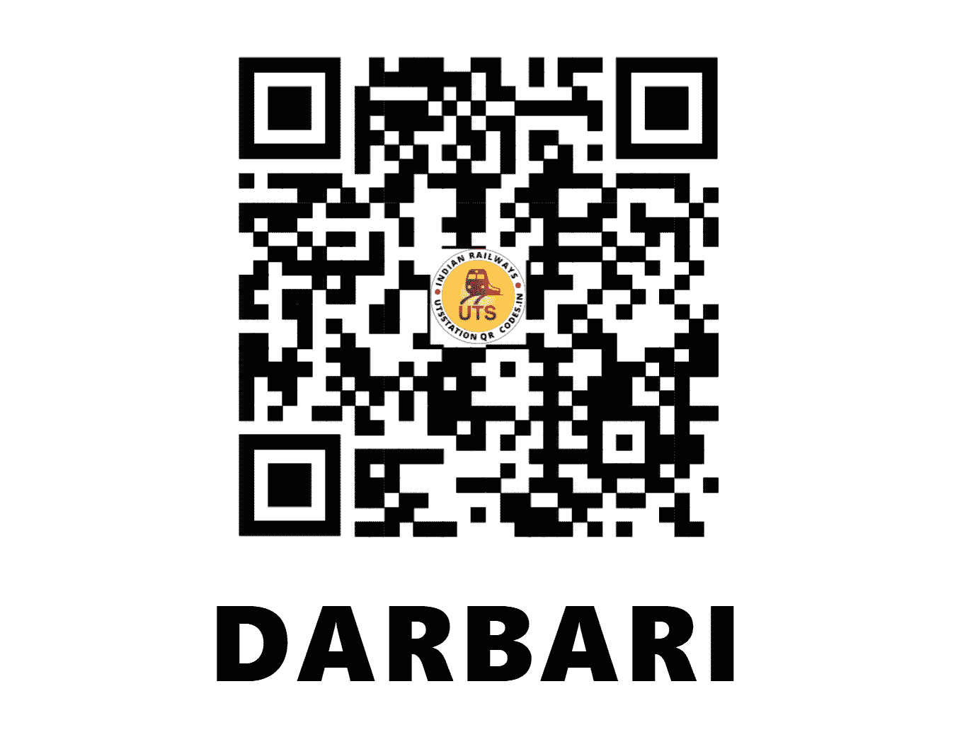 UTS QR Code for DARBARI - DBK - NW (RAJASTHAN)