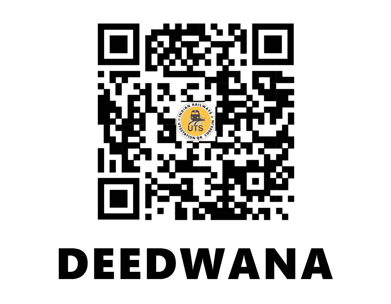 UTS QR Code for DEEDWANA - DDWA - NW (RAJASTHAN)