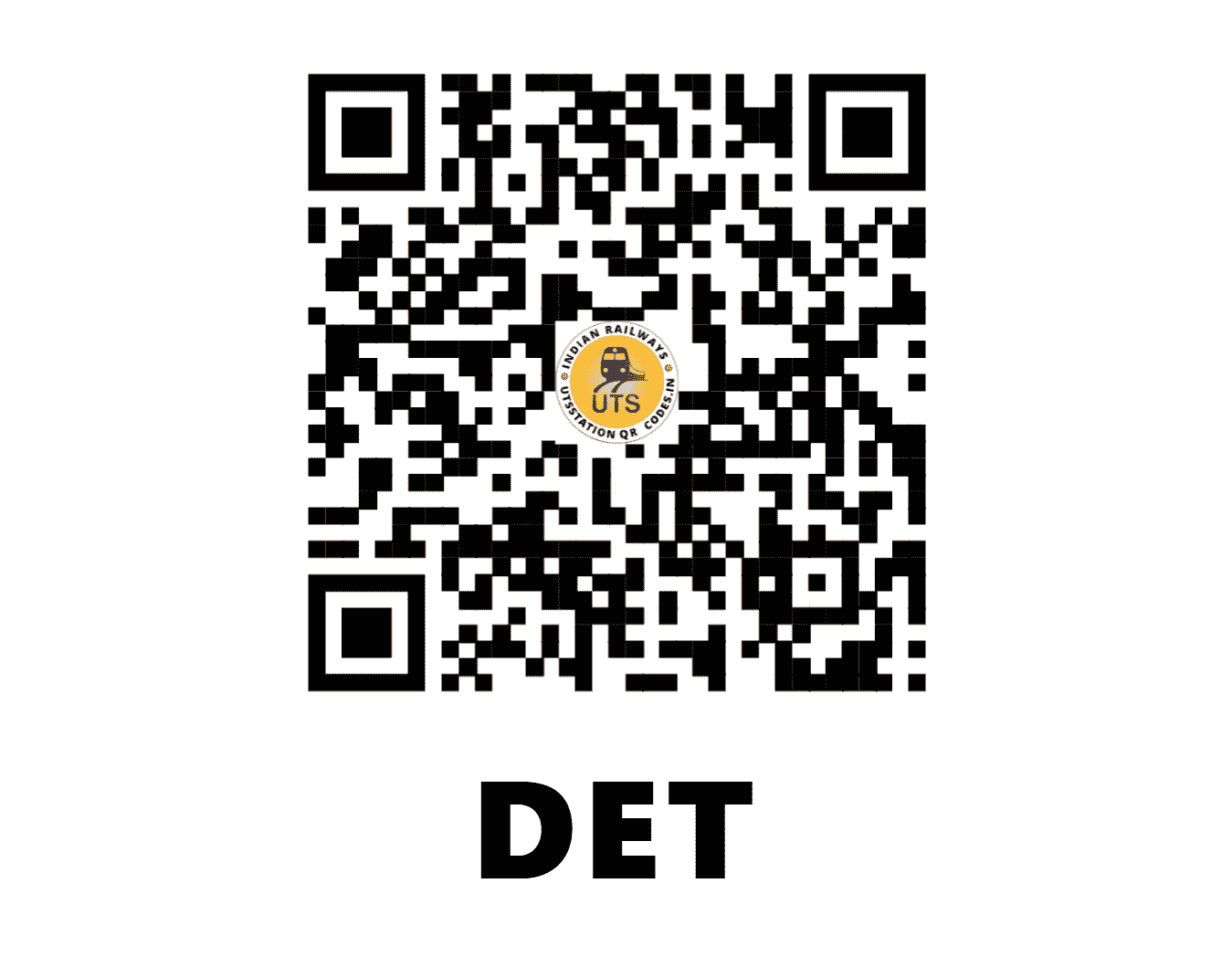 UTS QR Code for DET - DET - NW (RAJASTHAN)