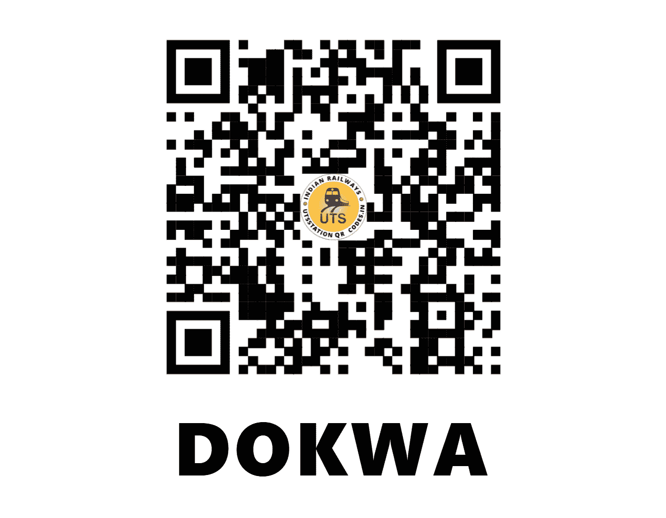 UTS QR Code for DOKWA - DKWA - NW (RAJASTHAN)