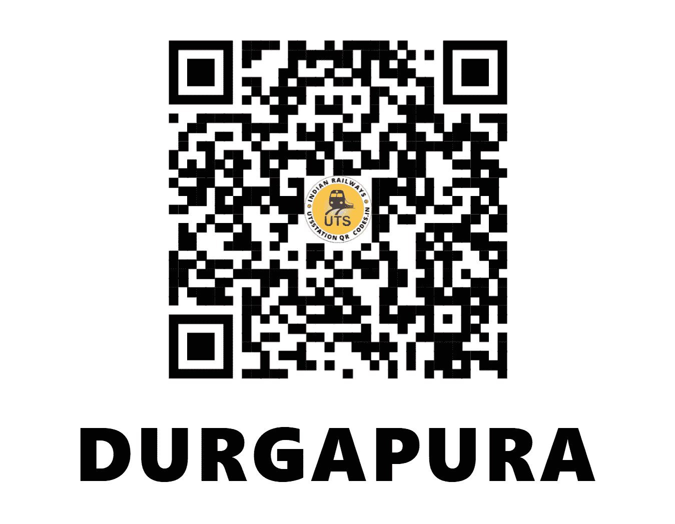 UTS QR Code for DURGAPURA - DPA - NW (RAJASTHAN)