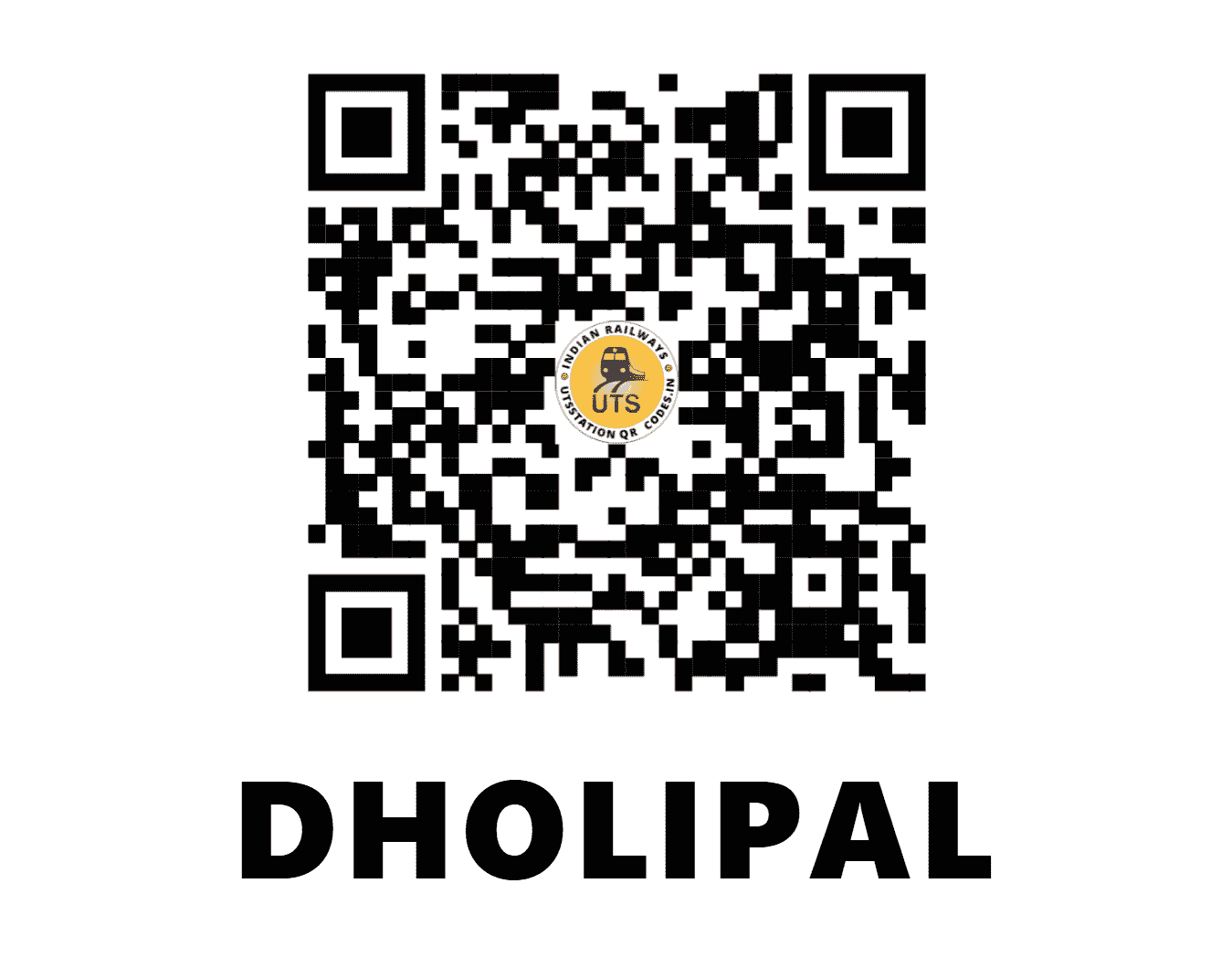 UTS QR Code for DHOLIPAL - DPK - NW (RAJASTHAN)