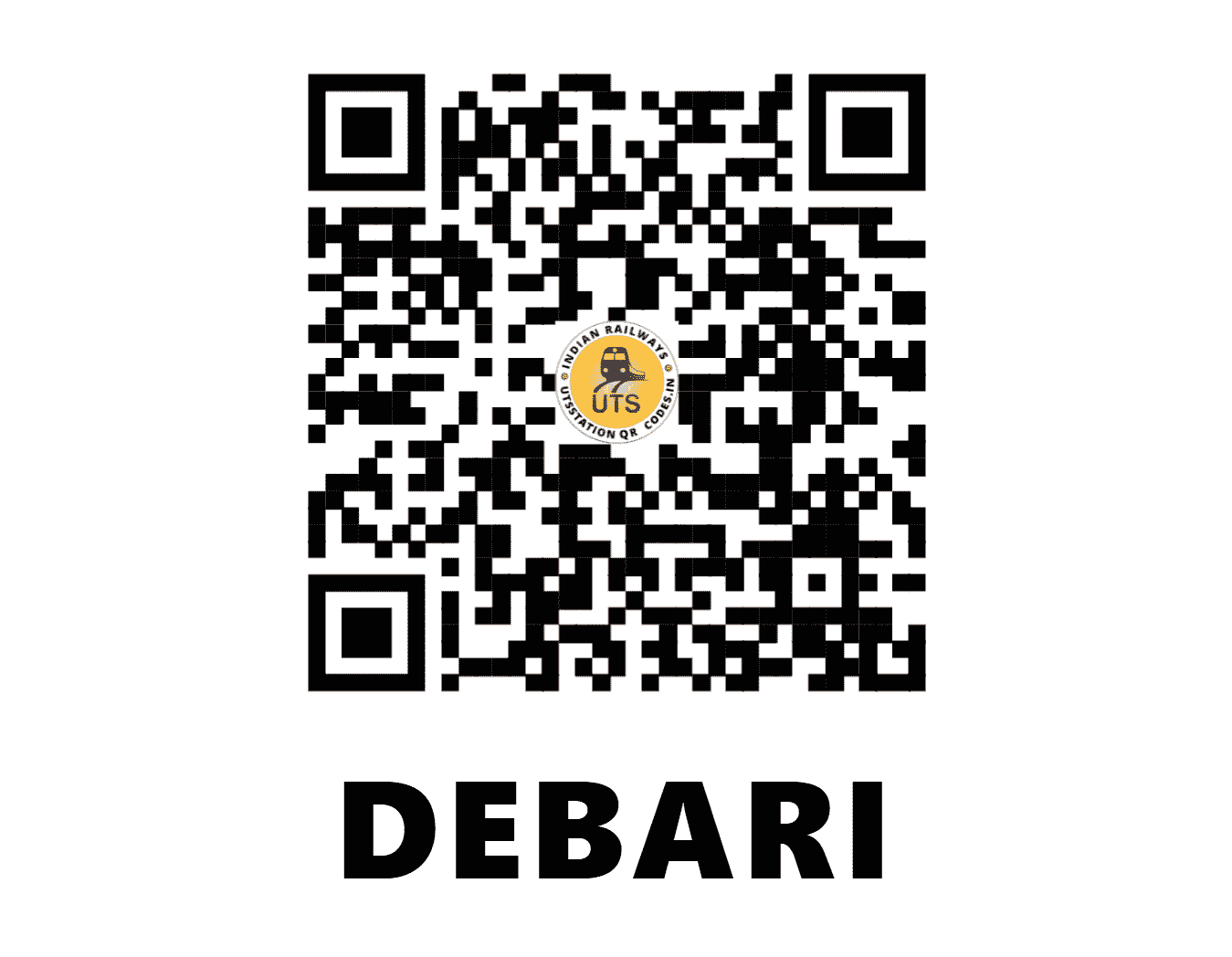 UTS QR Code for DEBARI - DRB - NW (RAJASTHAN)