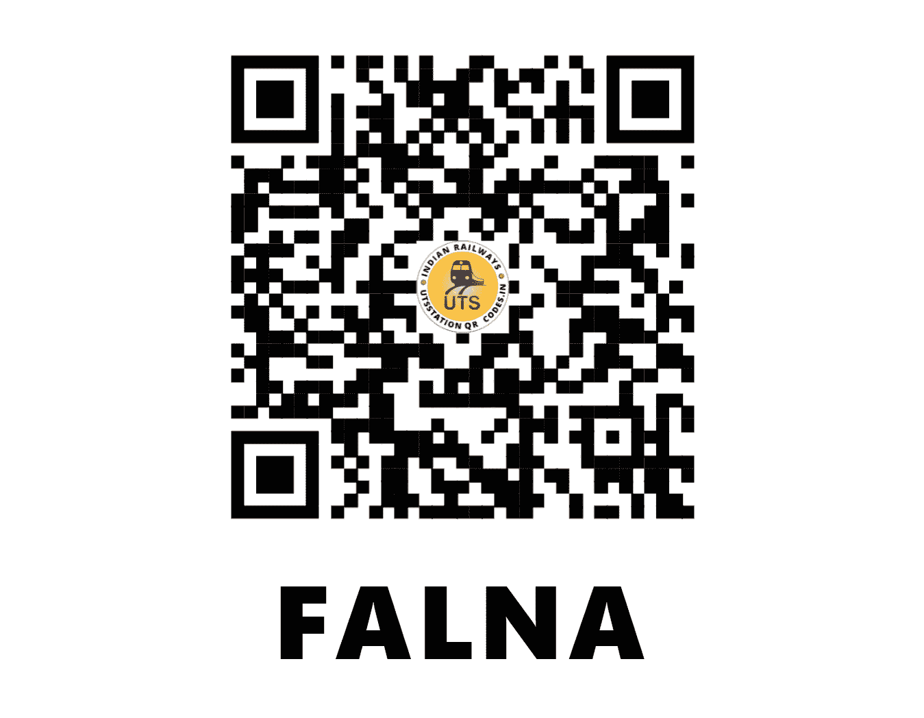 UTS QR Code for FALNA - FA - NW (RAJASTHAN)