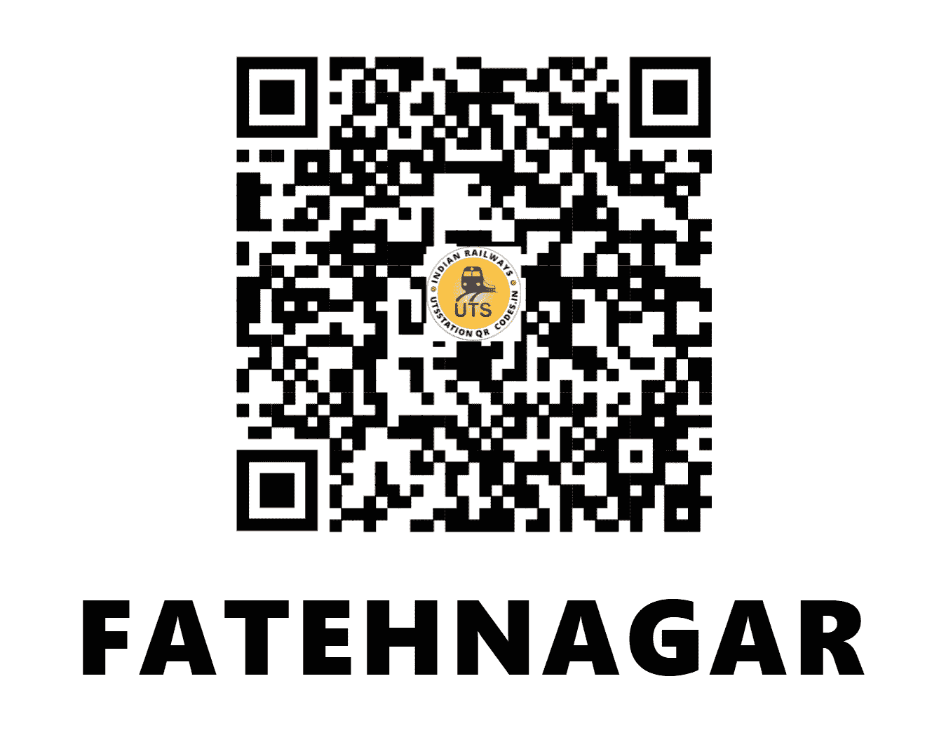 UTS QR Code for FATEHNAGAR - FAN - NW (RAJASTHAN)
