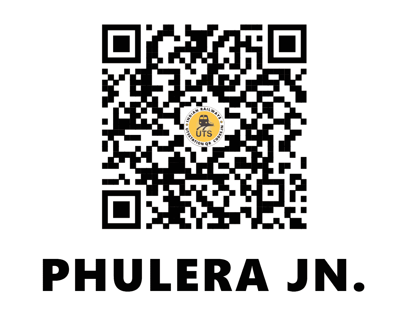 UTS QR Code for PHULERA JN. - FL - NW (RAJASTHAN)