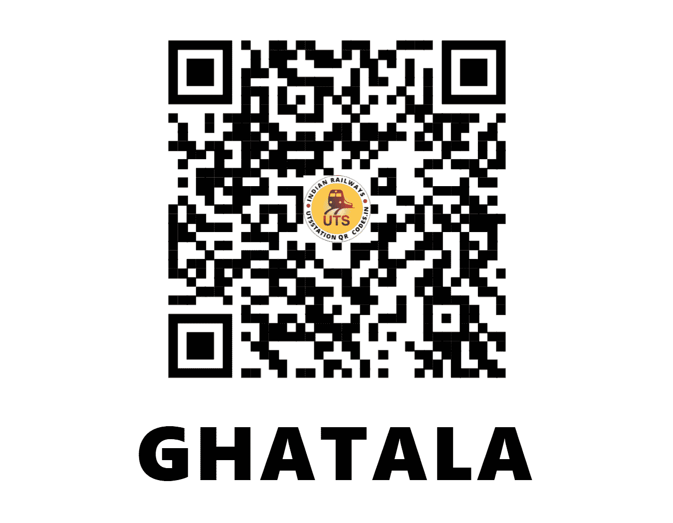 UTS QR Code for GHATALA - GAL - NW (RAJASTHAN)