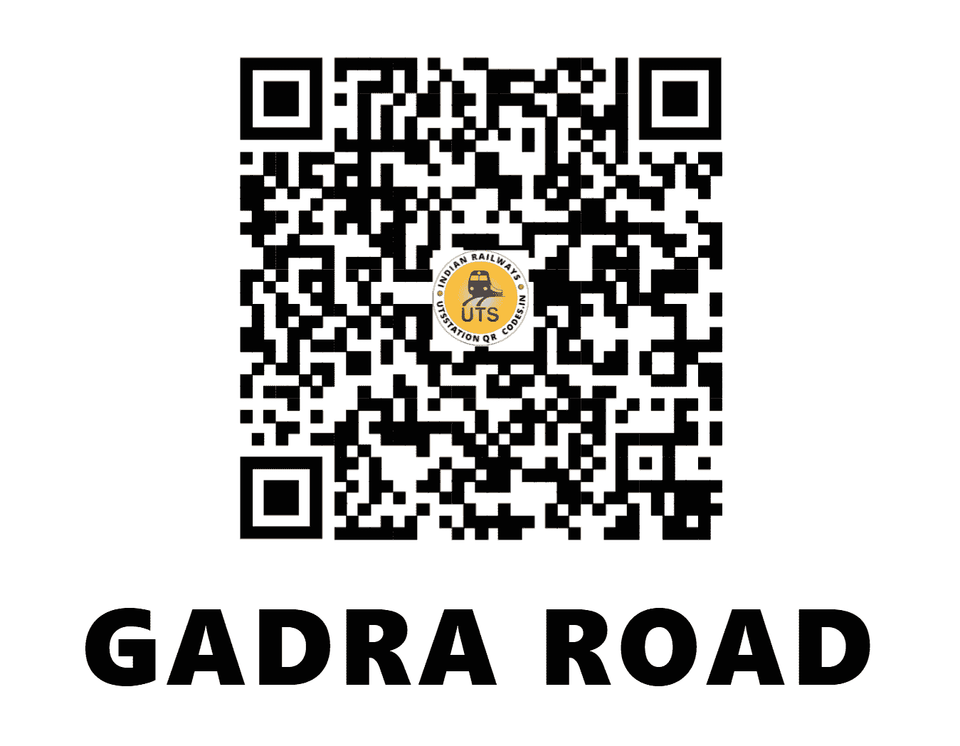 UTS QR Code for GADRA ROAD - GDD - NW (RAJASTHAN)