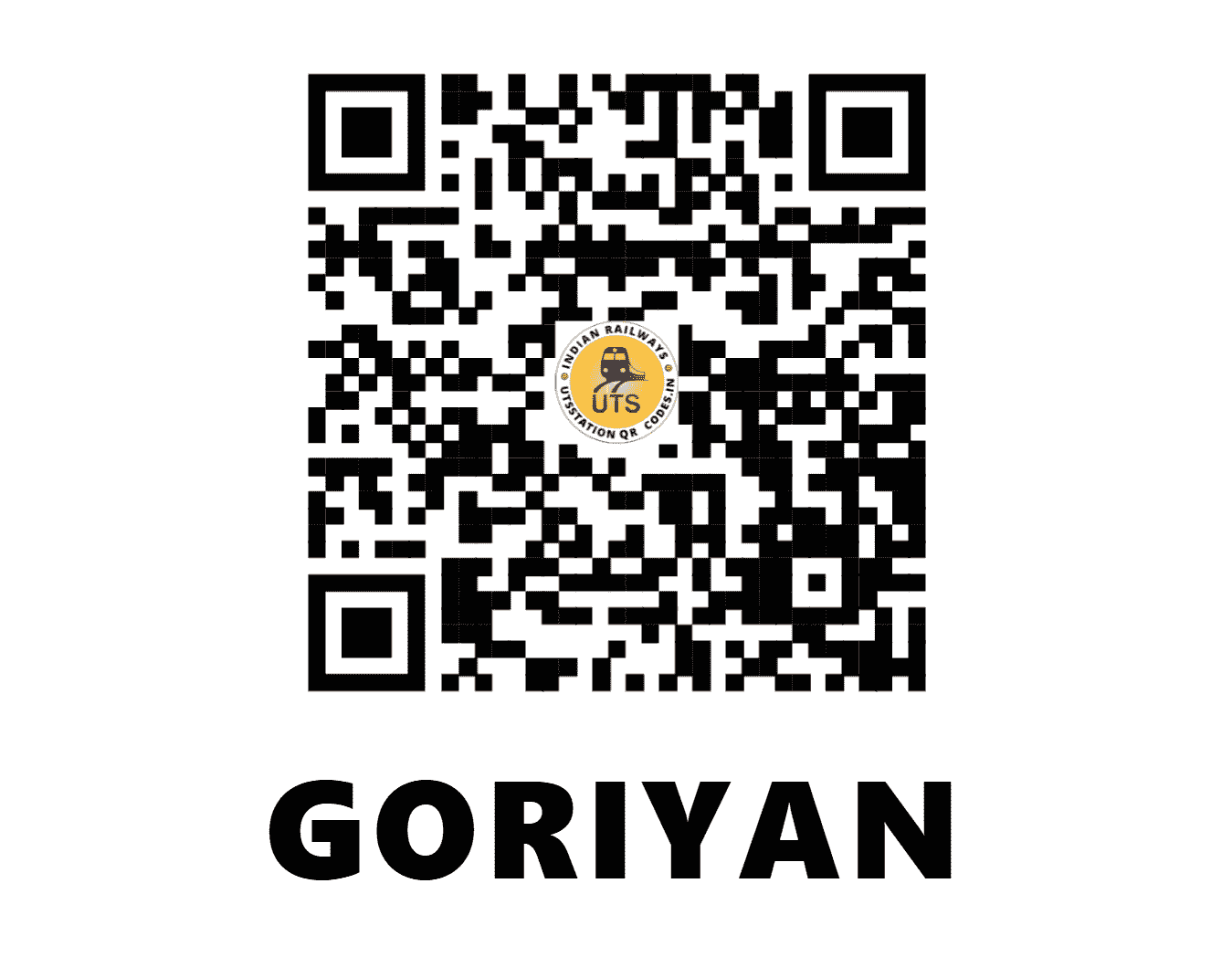 UTS QR Code for GORIYAN - GIO - NW (RAJASTHAN)