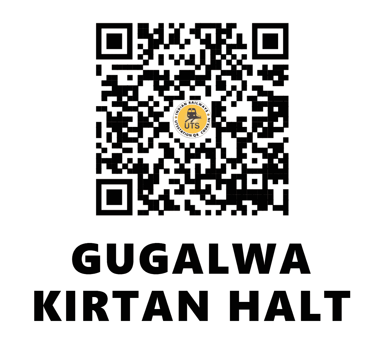 UTS QR Code for GUGALWA KIRTAN HALT - GLKN - NW (RAJASTHAN)