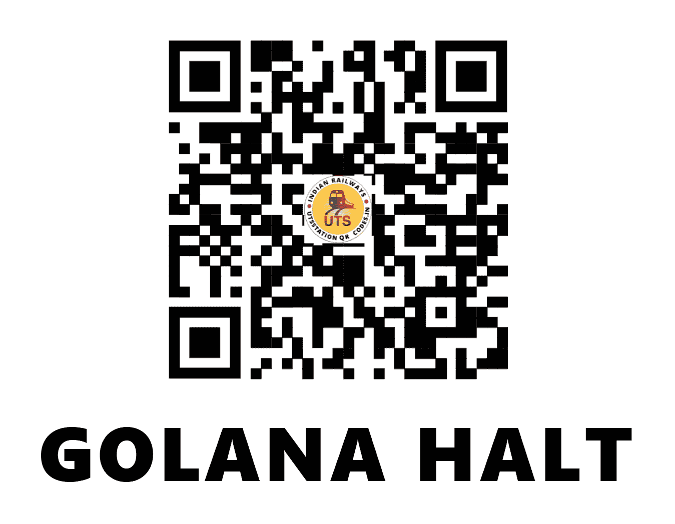 UTS QR Code for GOLANA HALT - GLNA - NW (RAJASTHAN)