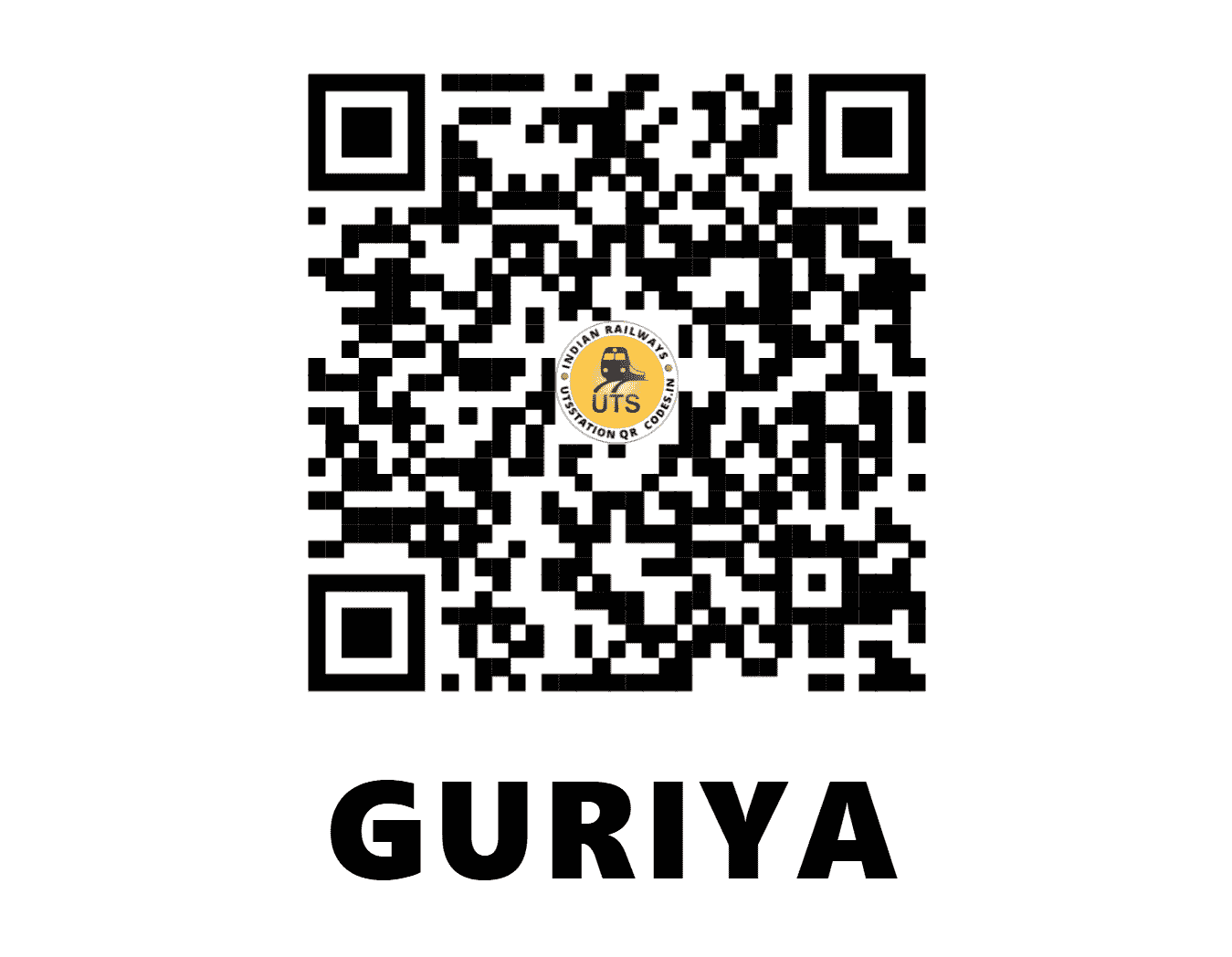 UTS QR Code for GURIYA - GRI - NW (RAJASTHAN)