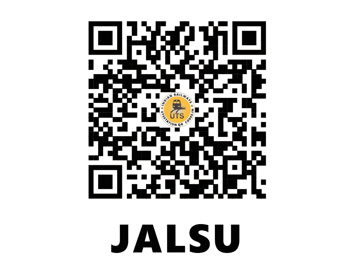 UTS QR Code for JALSU - JAC - NW (RAJASTHAN)