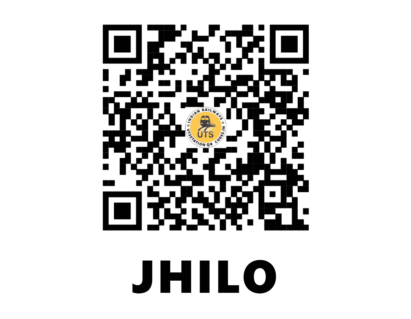 UTS QR Code for JHILO - JLLO - NW (RAJASTHAN)