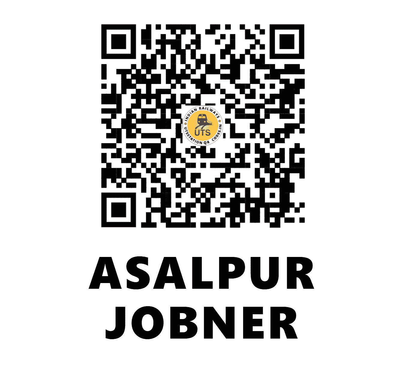 UTS QR Code for ASALPUR JOBNER - JOB - NW (RAJASTHAN)