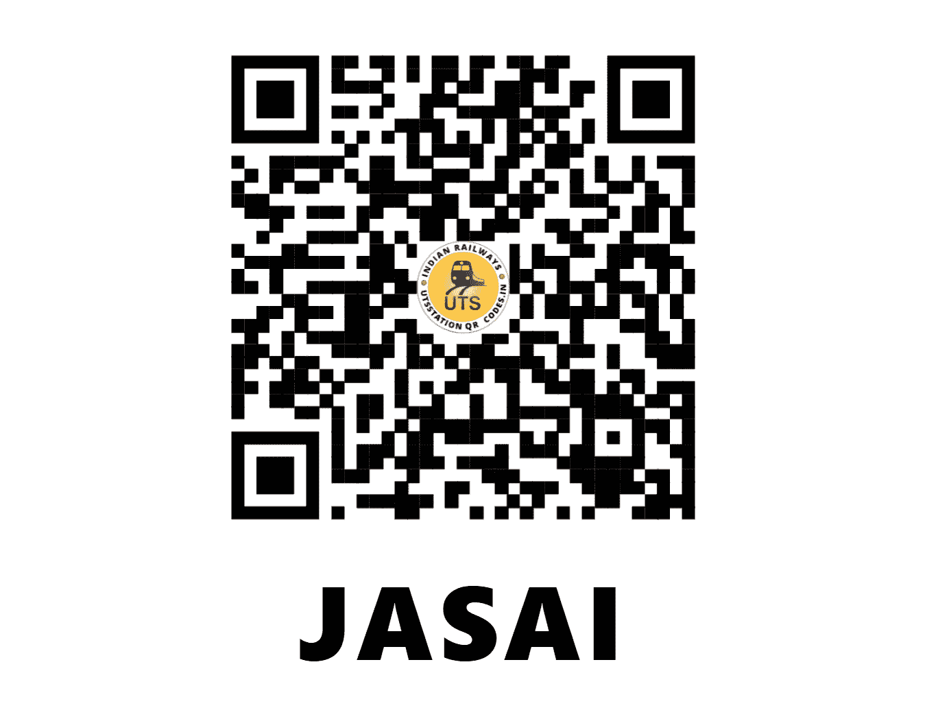 UTS QR Code for JASAI - JSA - NW (RAJASTHAN)